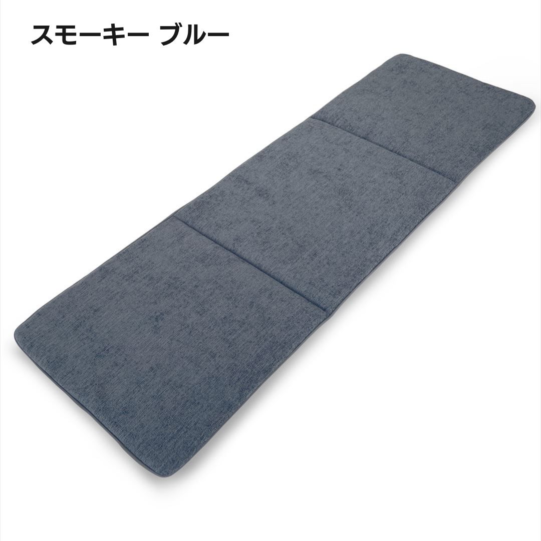 金鵄 ロングシートクッション ソファパッド 44x126x3cm 薄型 座布団